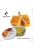 Testápoló tömb narancs-vanília illattal